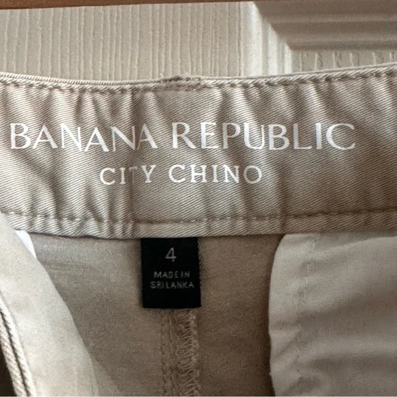 Banana Republic Tan City Chino Shorts Women’s Size 4 - Picture 4 of 6